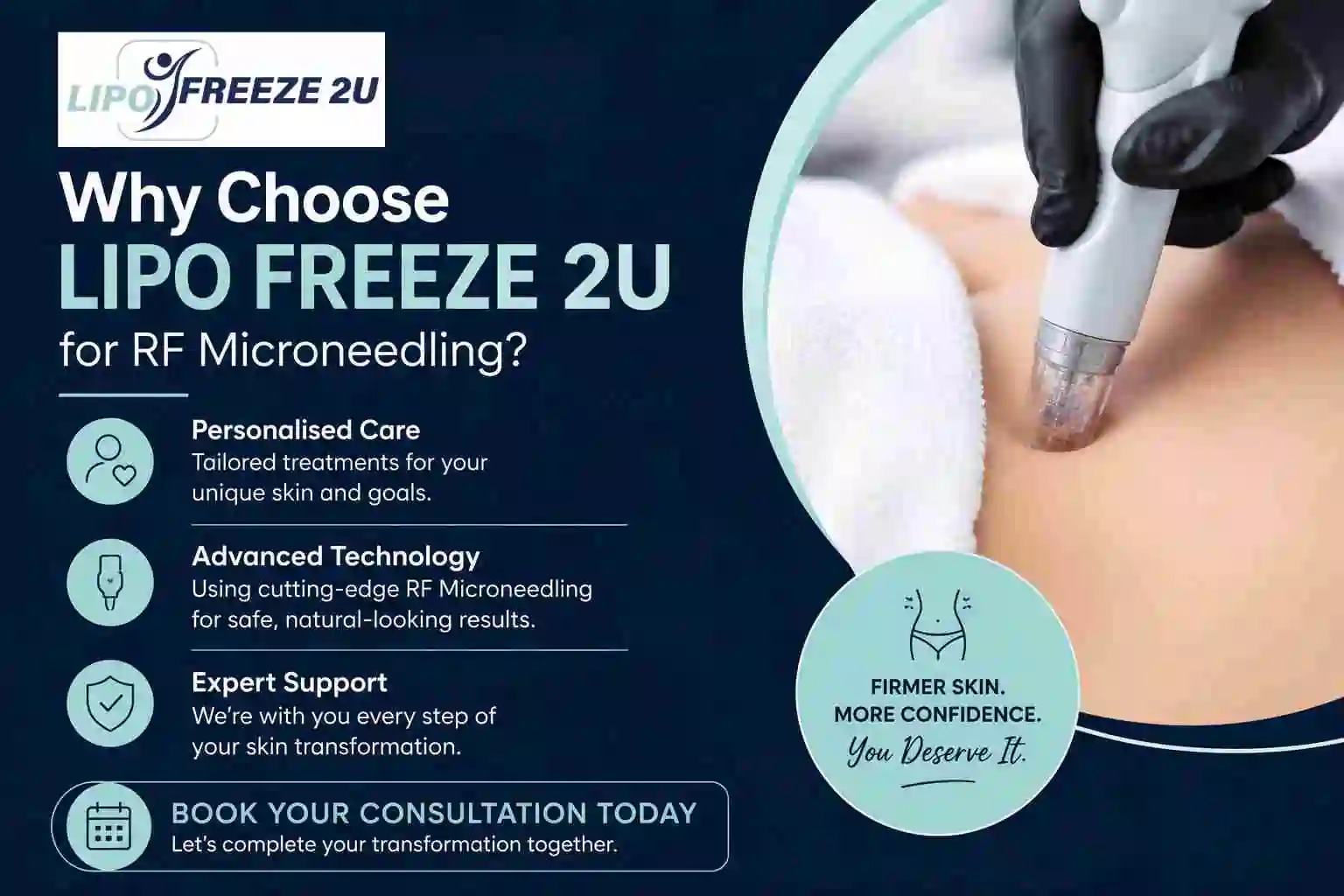 Why Choose LIPO FREEZE 2U for RF Microneedling Waltham's Cross?